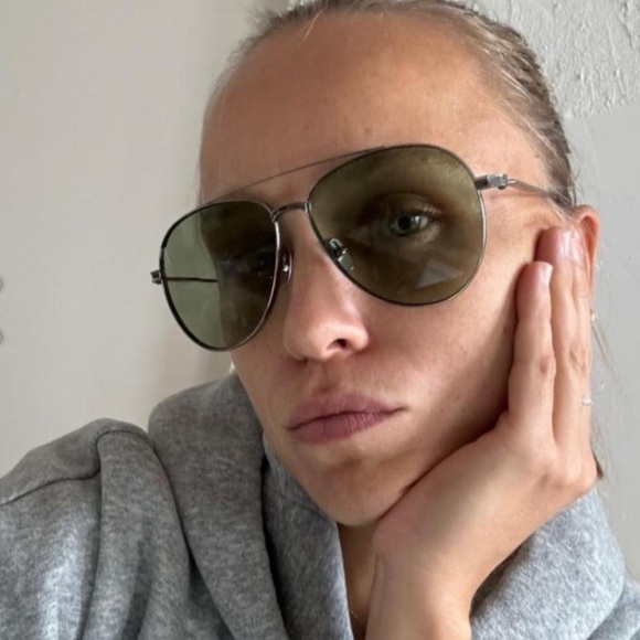 Kaleos Strauch Titanium Aviator Sunglasses - super lightweight New - Picture 1 of 7